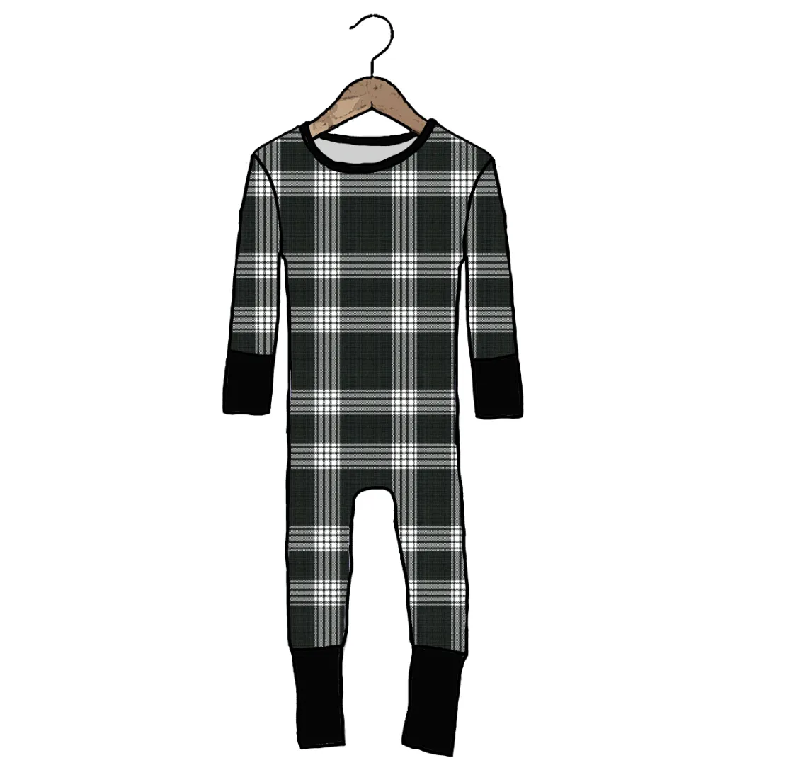 Ain't Mad About Plaid At Your Leisure Essential Adult Romper