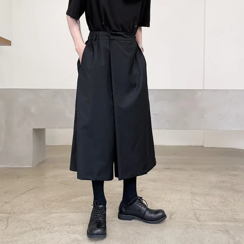 Asymmetric Wide-leg Culottes