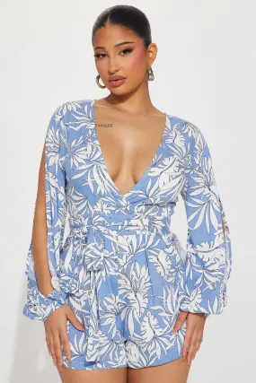 Bahama Adventures Romper - Blue/combo