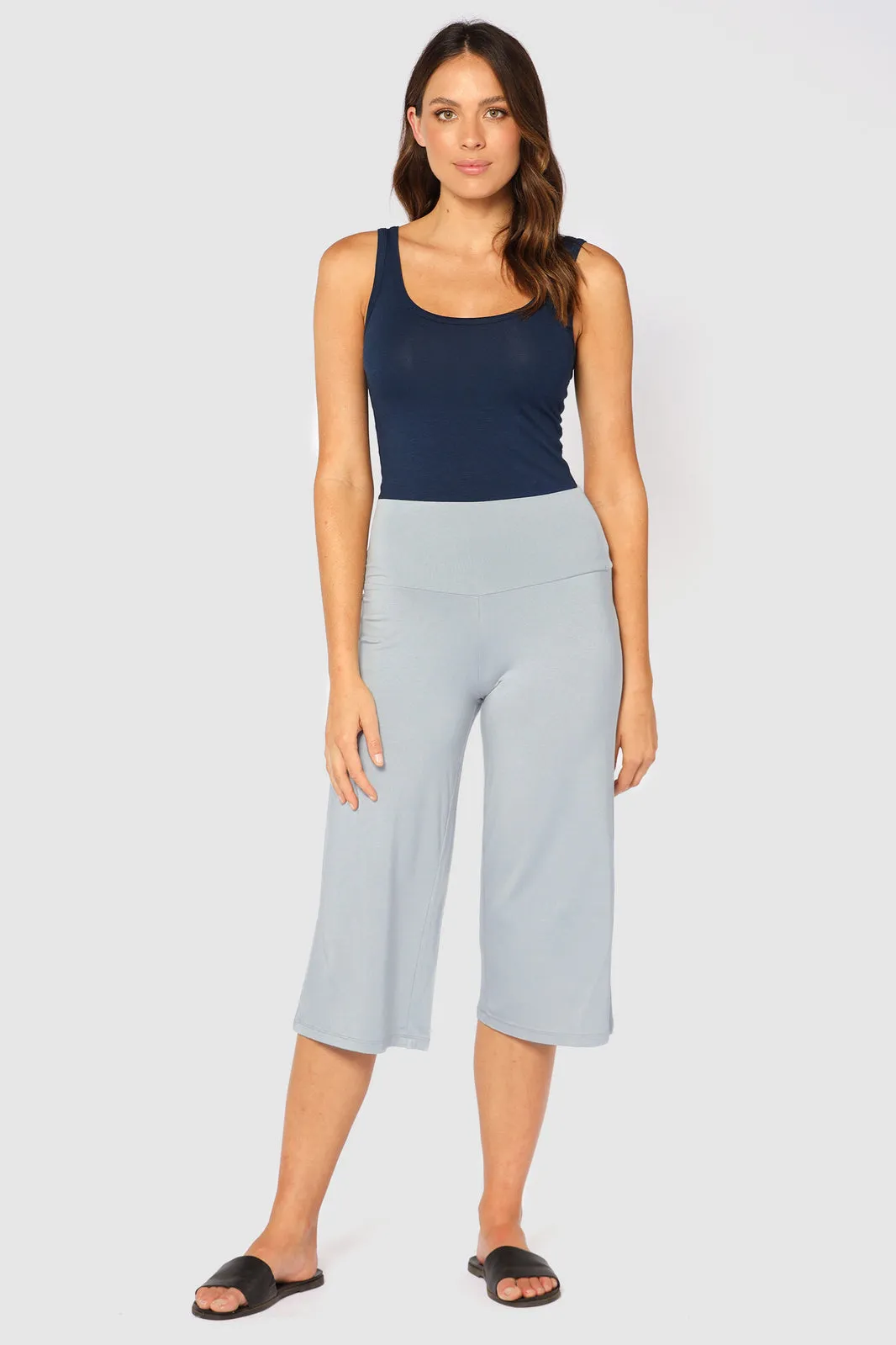 Bamboo Culottes - Blue Haze