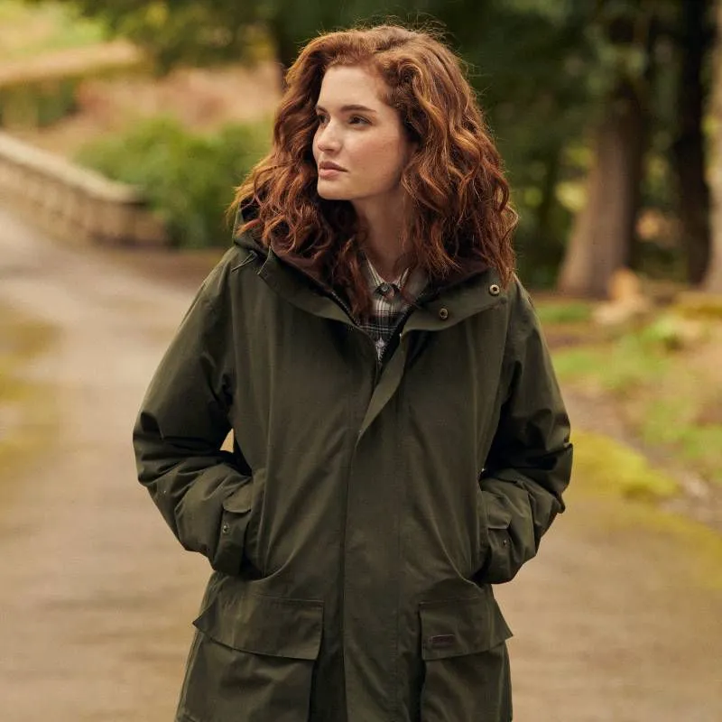 Barbour Beaconsfield Waterproof Ladies Jacket - Olive