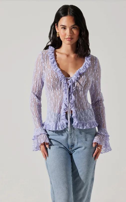 Bed Jacket Lavender