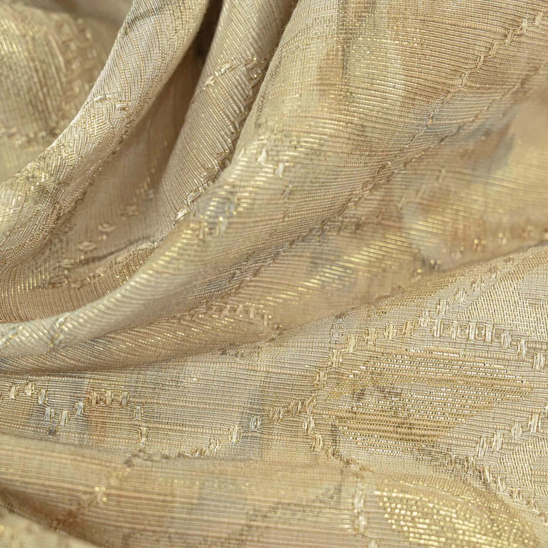 Beige Gold Romantic Jacquard 2417