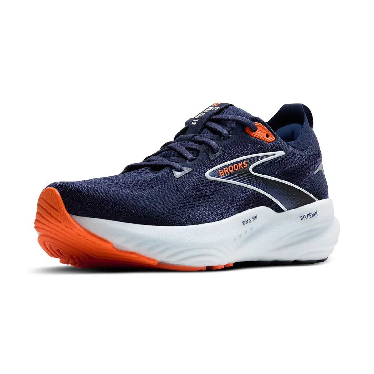 Brooks Glycerin 22 Mens | Peacoat/blue Ribbon/orange