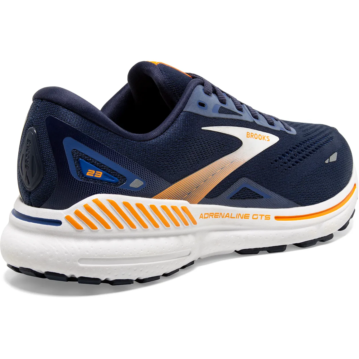 Brooks Mens Trainer Adrenaline GTS 23 Peacoat/Ultramarina/Orange