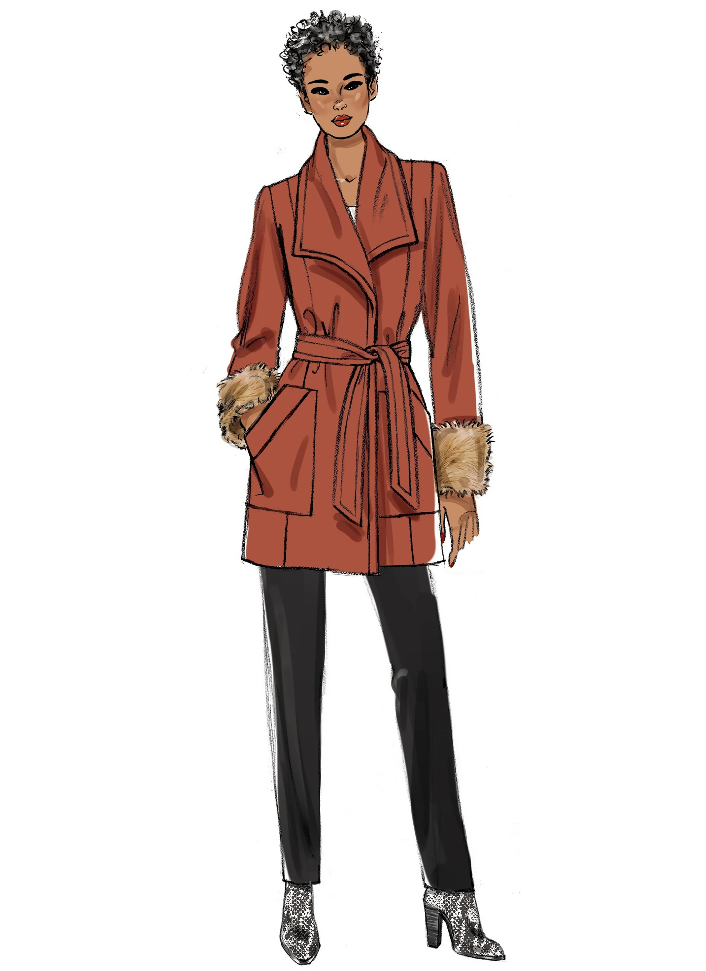 Butterick 6720 Misses / Petite Overcoat Pattern