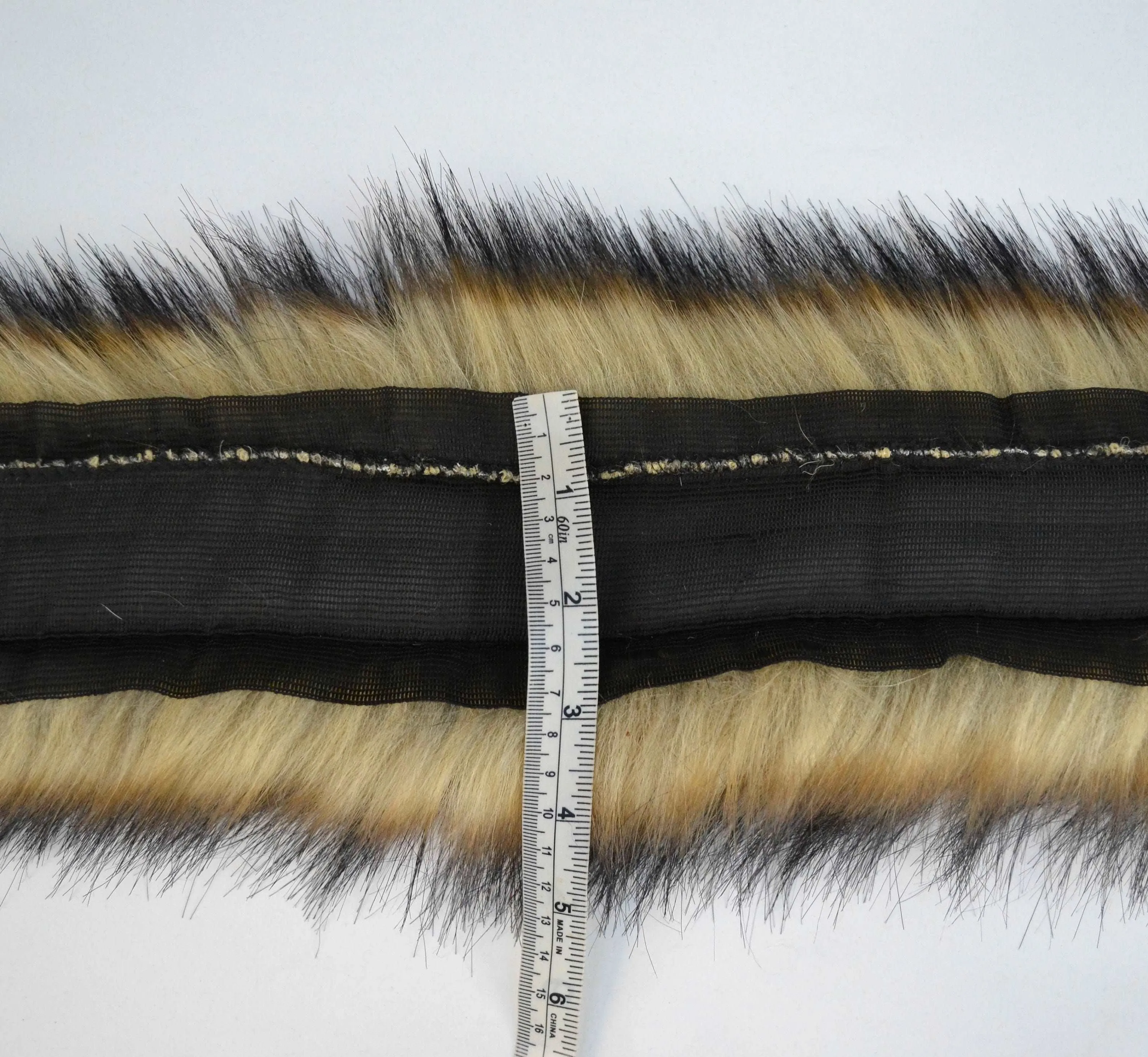 BY ORDER Faux Fur Vegan Trim Hood 60-80 cm, Faux Fur Collar Trim, Fur Fabric, Fur Ruff, Faux Fur Hood, Hood Fur Jacket, Fur stripe, Fur Trim