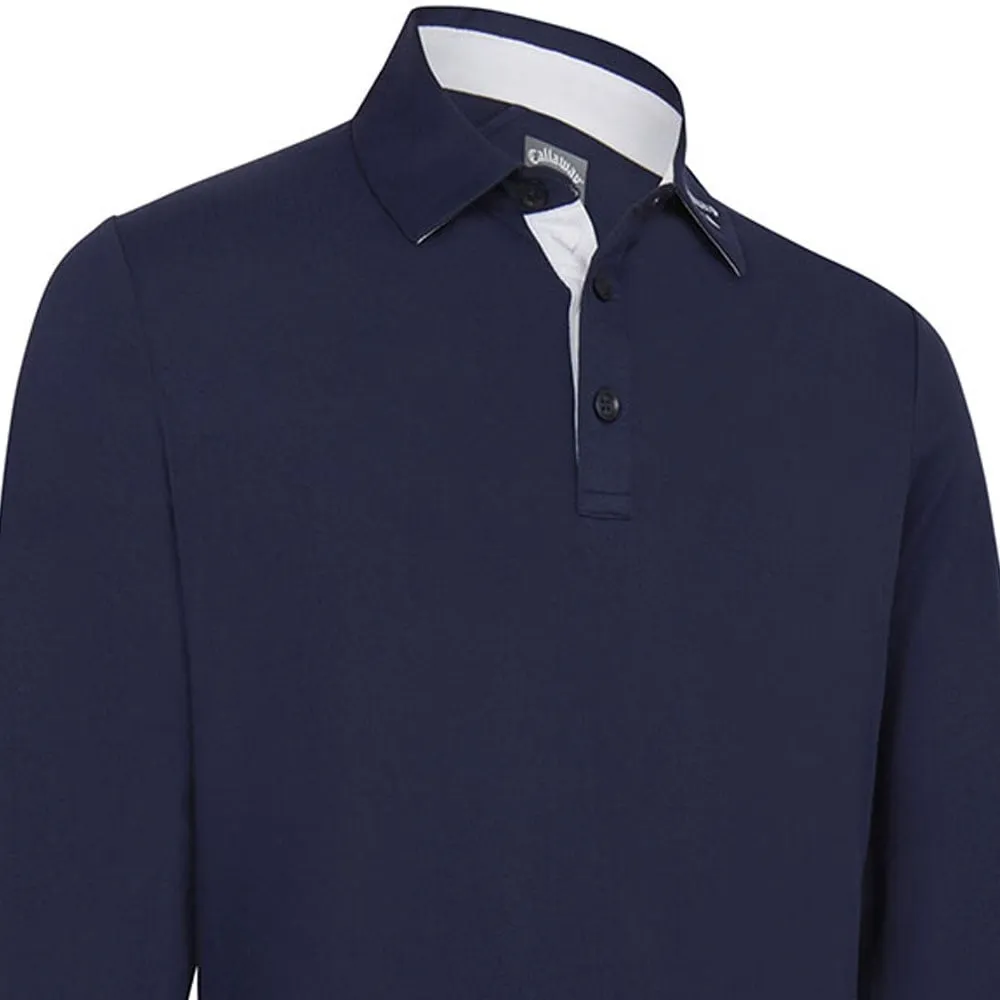 Callaway Long Sleeve Performance Polo Shirt - Peacoat