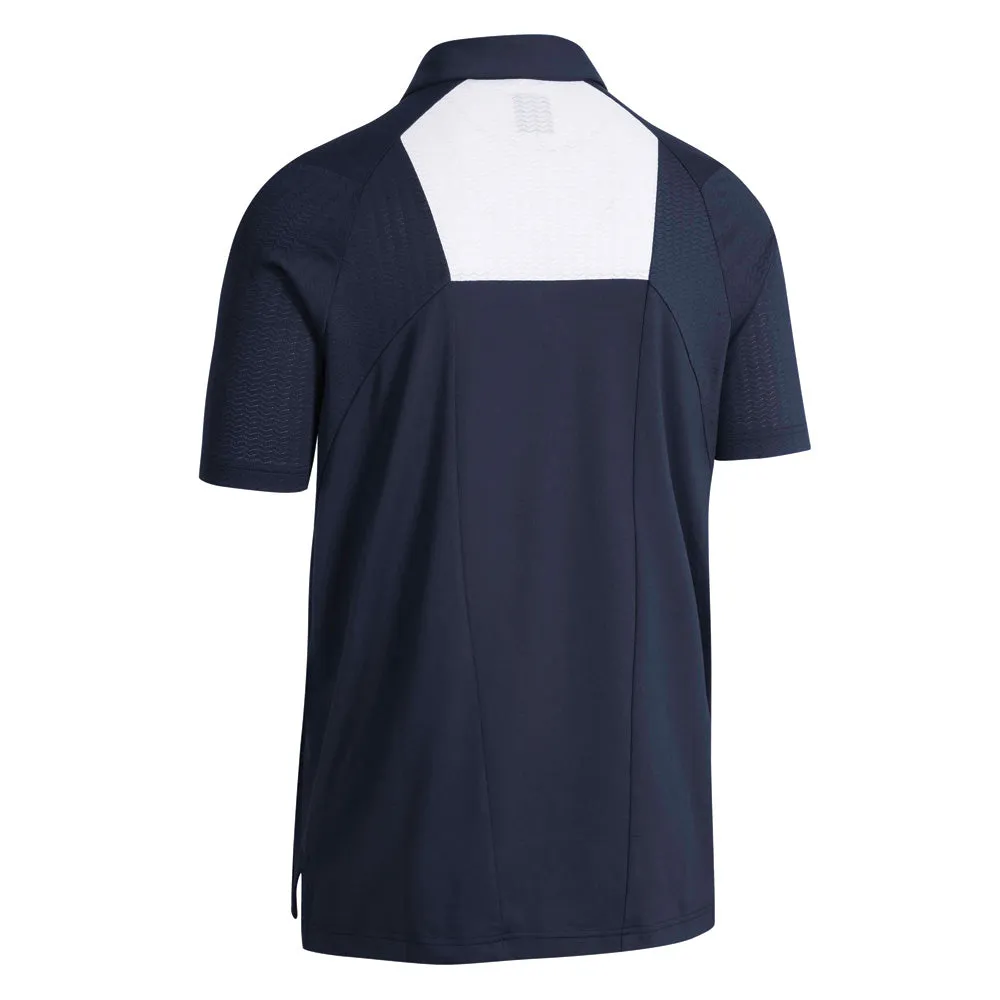 Callaway Odyssey Ventilated Blocked Polo Shirt - Peacoat