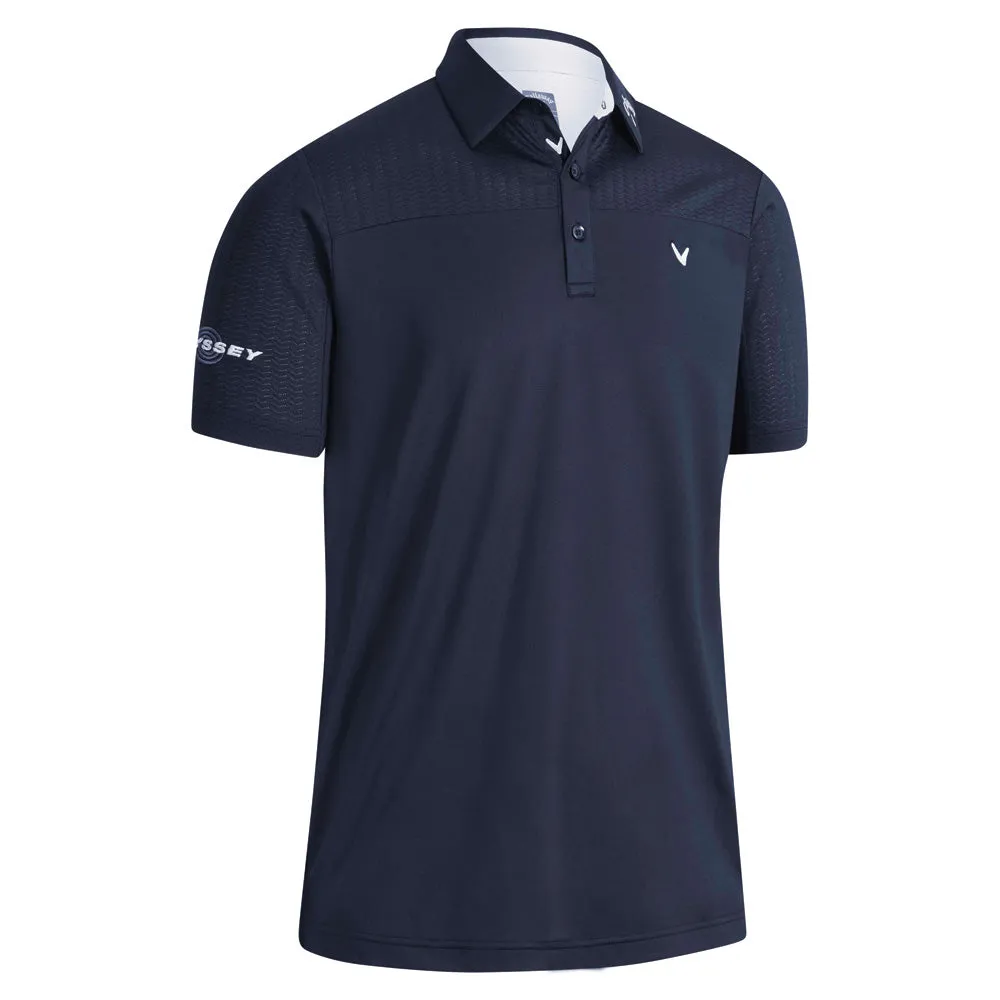 Callaway Odyssey Ventilated Blocked Polo Shirt - Peacoat