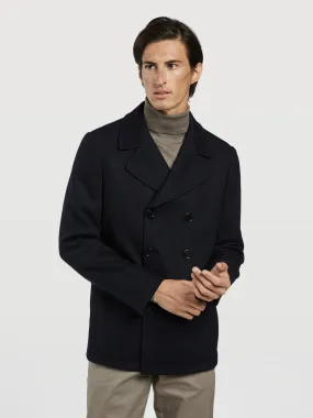 Double breasted peacoat