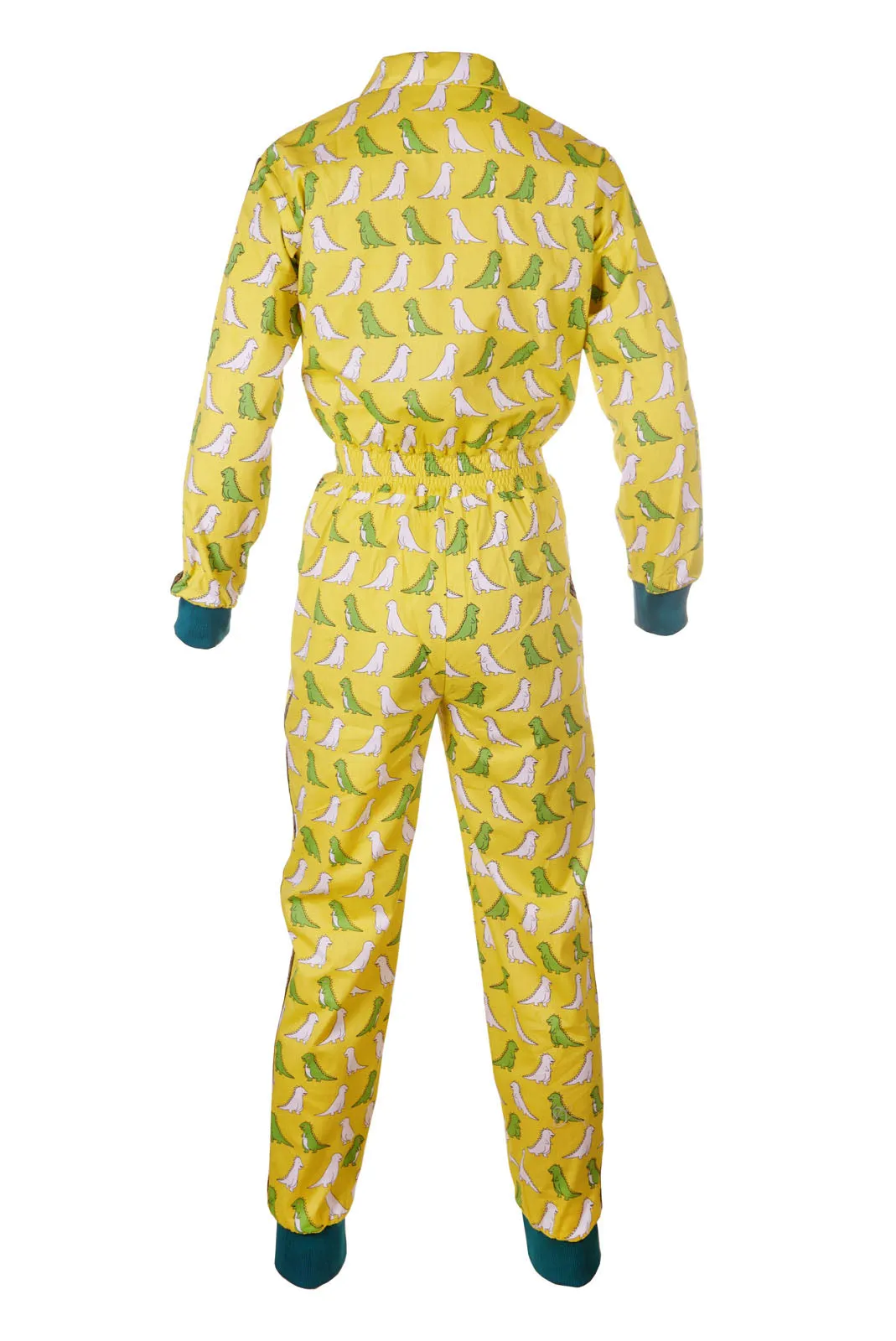 Draw me a Dino - Yellow - Banging Boilersuit - Cinched