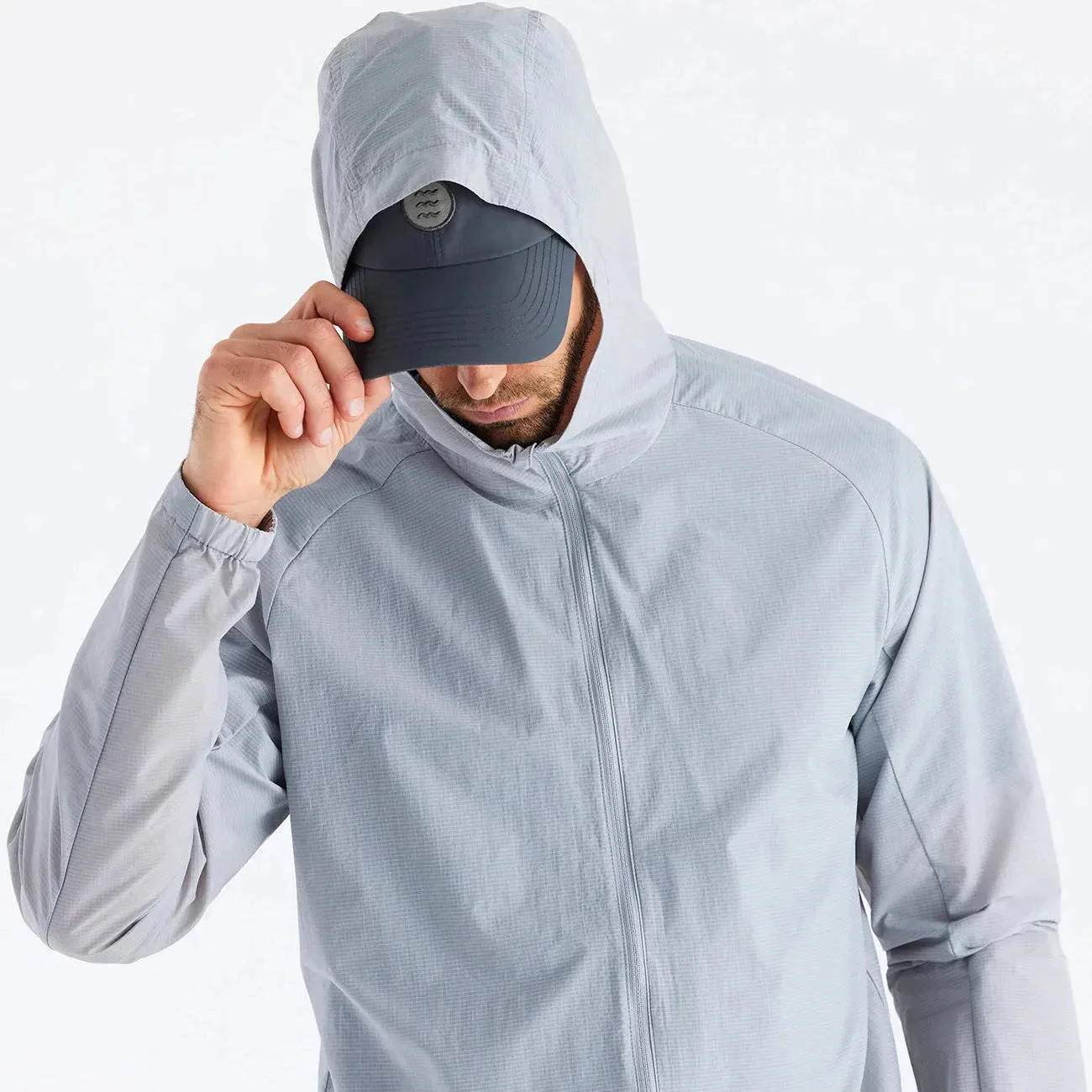 Free Fly Men's Headwind Jacket in Aspen Grey