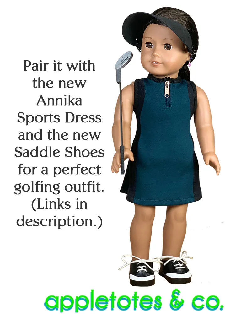 Free No-Sew Sports Visor Pattern for 18 Inch Dolls