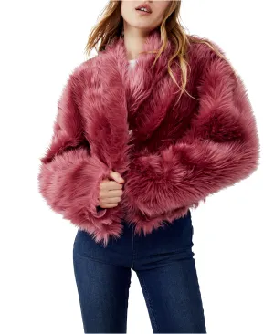 Free People All Nighter Fur-Solid Jacket