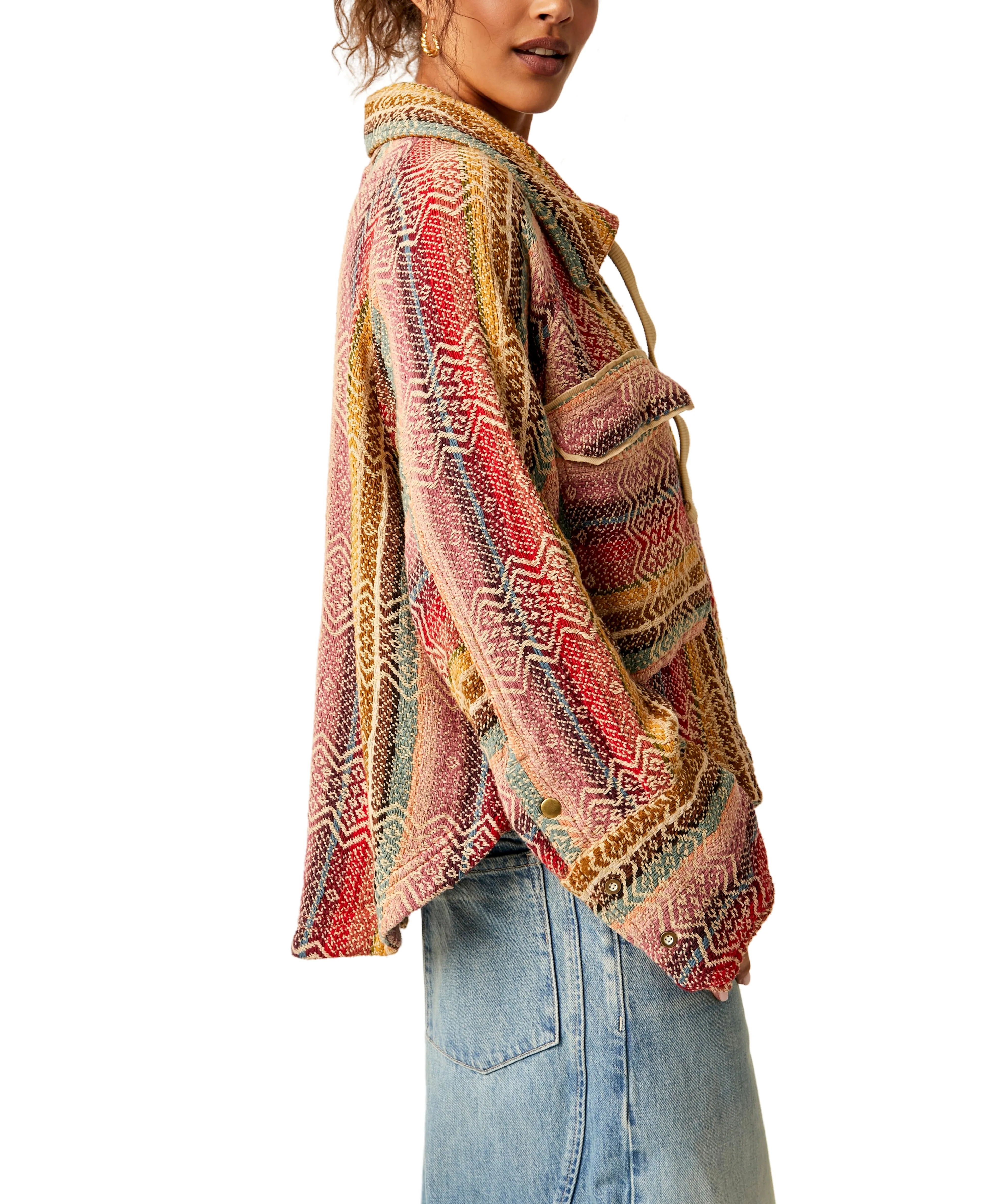 Free People Rainbow Rays Jacket