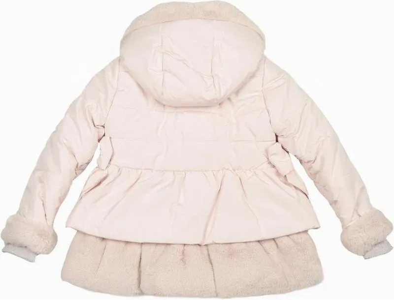 Girls Pink Padded Coat