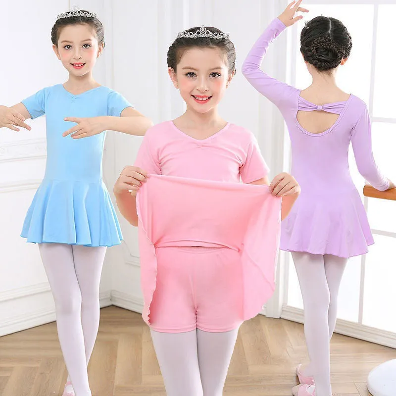 Girls' Short Sleeve Dance Dress