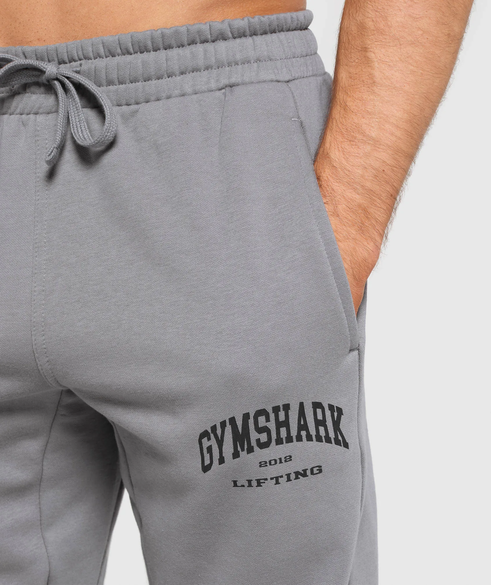 Gymshark 2012 Lifting Joggers - Medium Grey