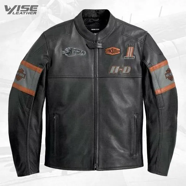 Harley-Davidson Genuine Leather Biker Jacket