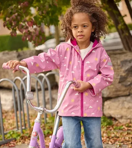 Hatley Zip Up Rain Jacket Sun Charms