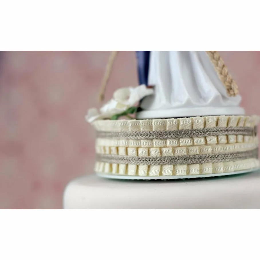 Lasso of Love Western Wedding Cake Topper