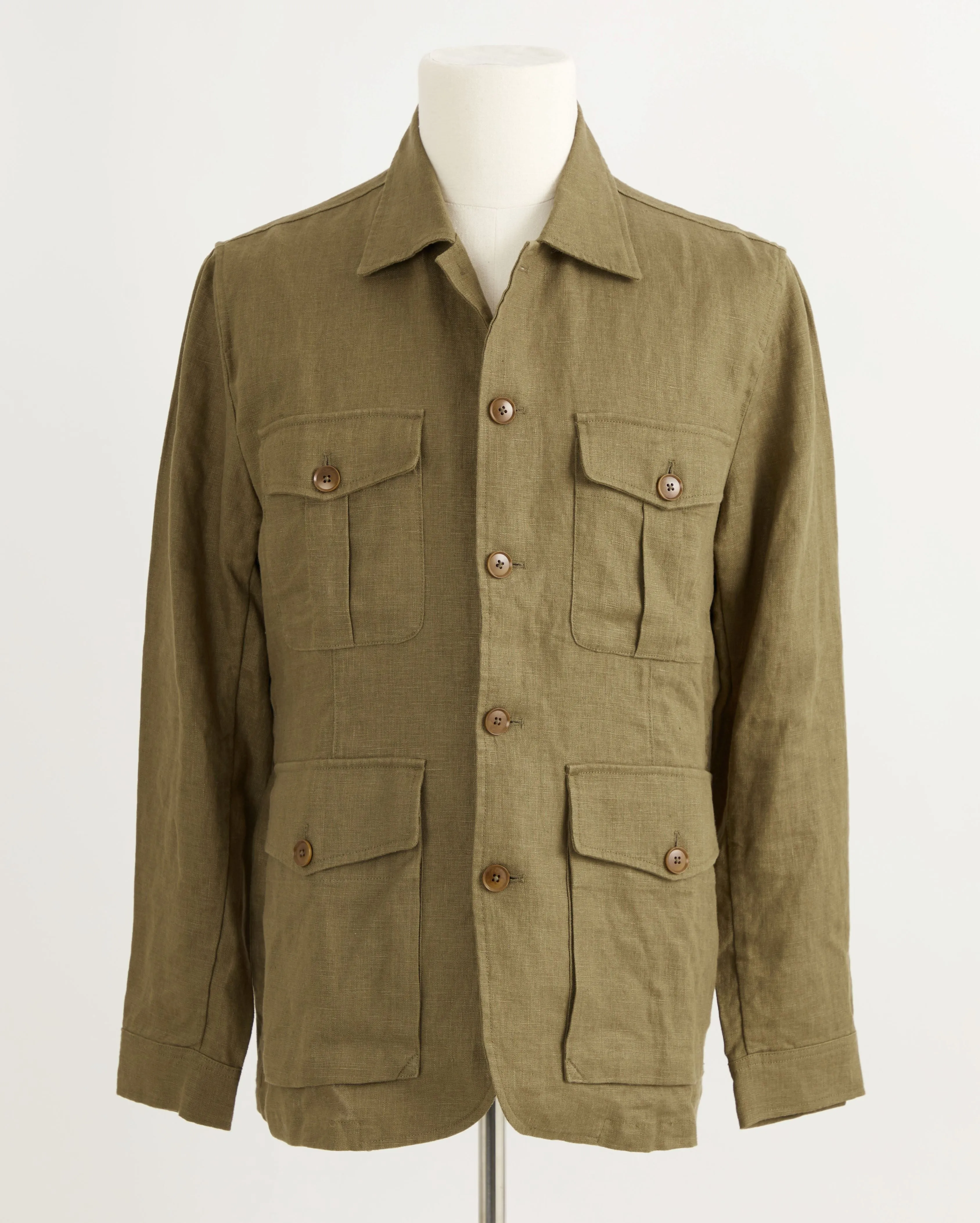 Linen Safari Jacket