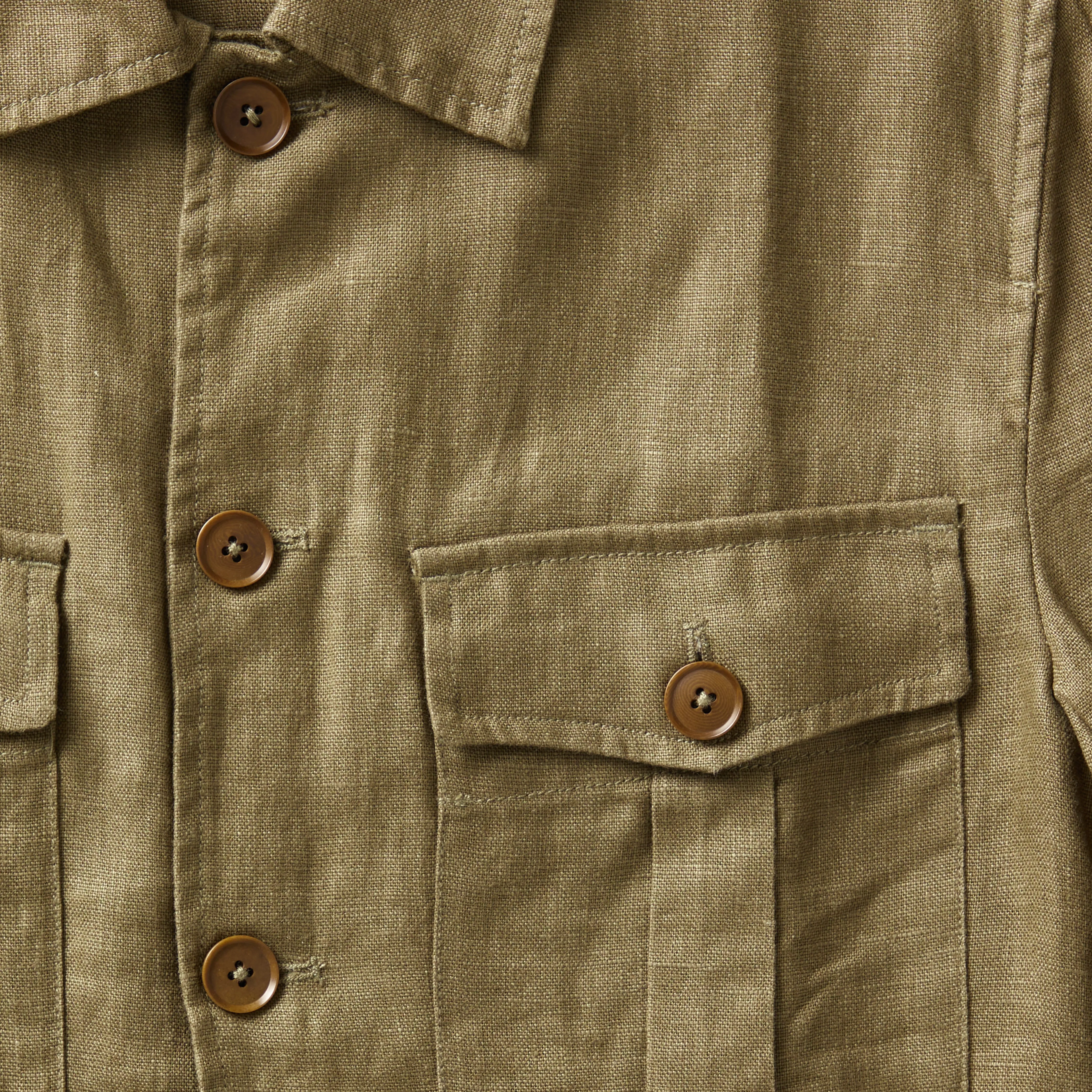 Linen Safari Jacket