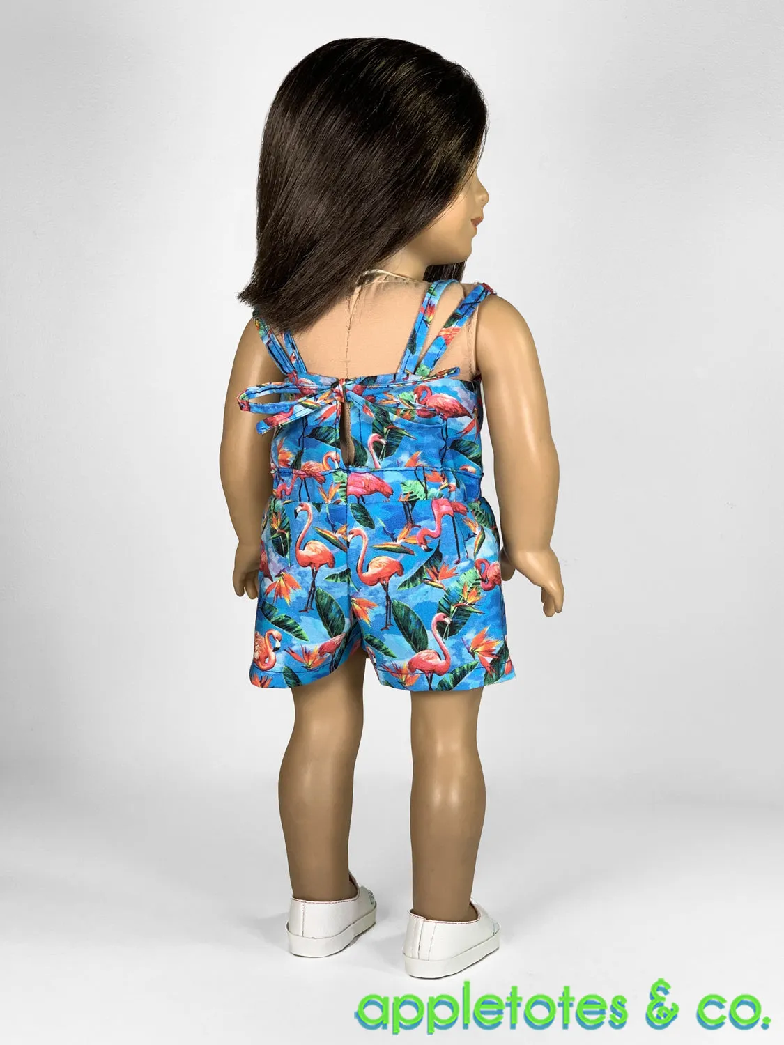 Malibu Romper   Dress 18 Inch Doll Sewing Pattern