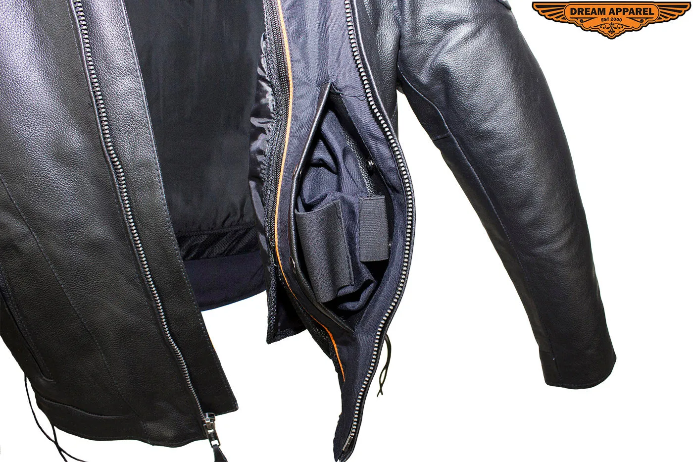 Mens Racer Jacket with Gun Pockets