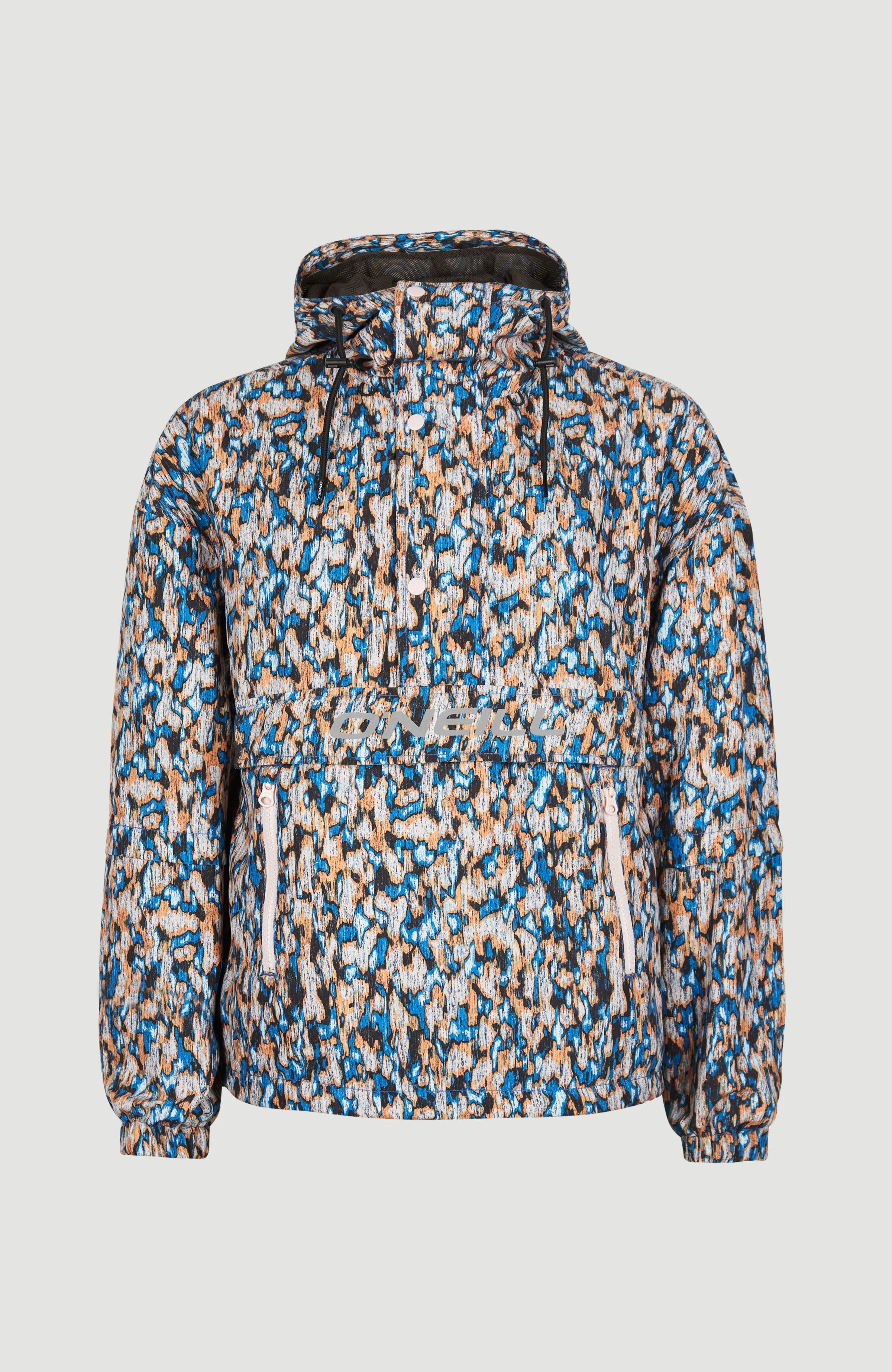 Modular Anorak Jacket | Blue Minimal Camo