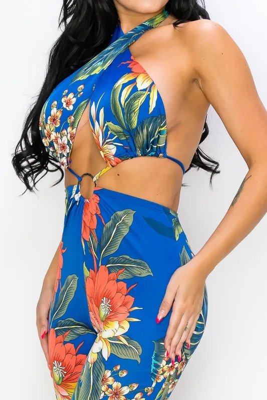 My Sunset Love Tropical Romper