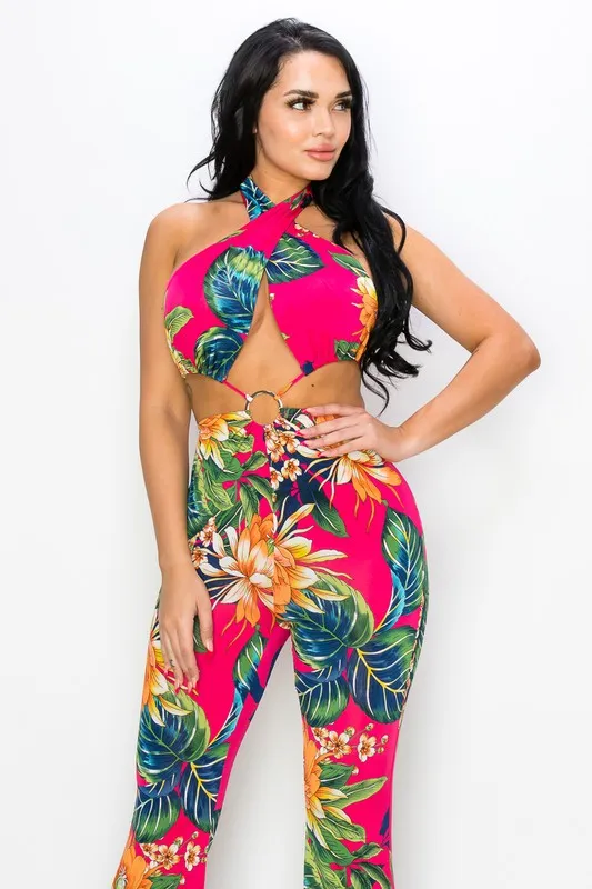 My Sunset Love Tropical Romper