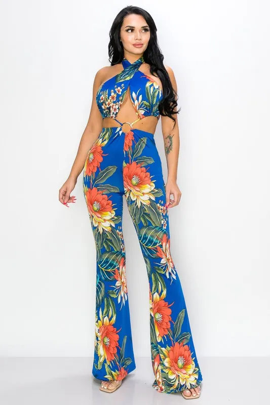 My Sunset Love Tropical Romper