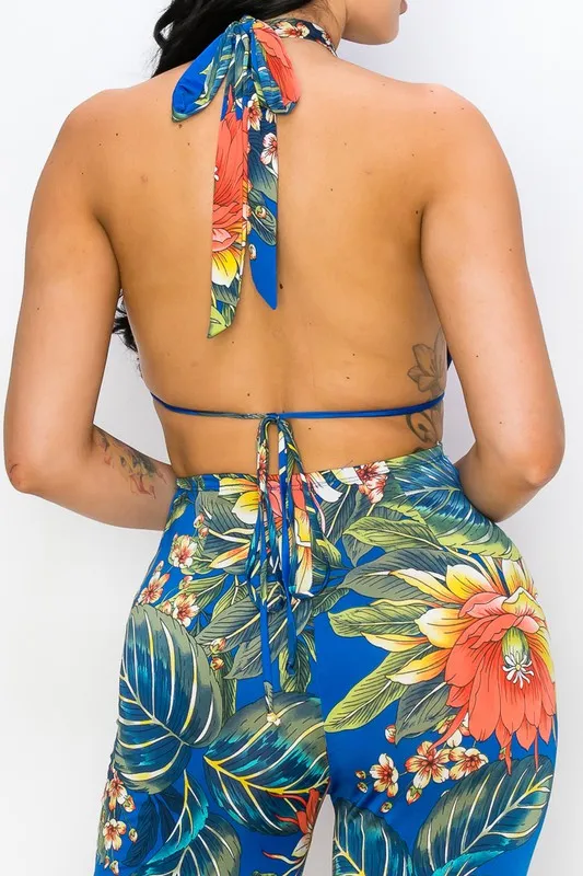 My Sunset Love Tropical Romper