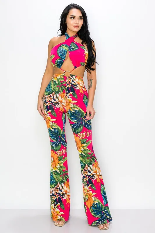 My Sunset Love Tropical Romper