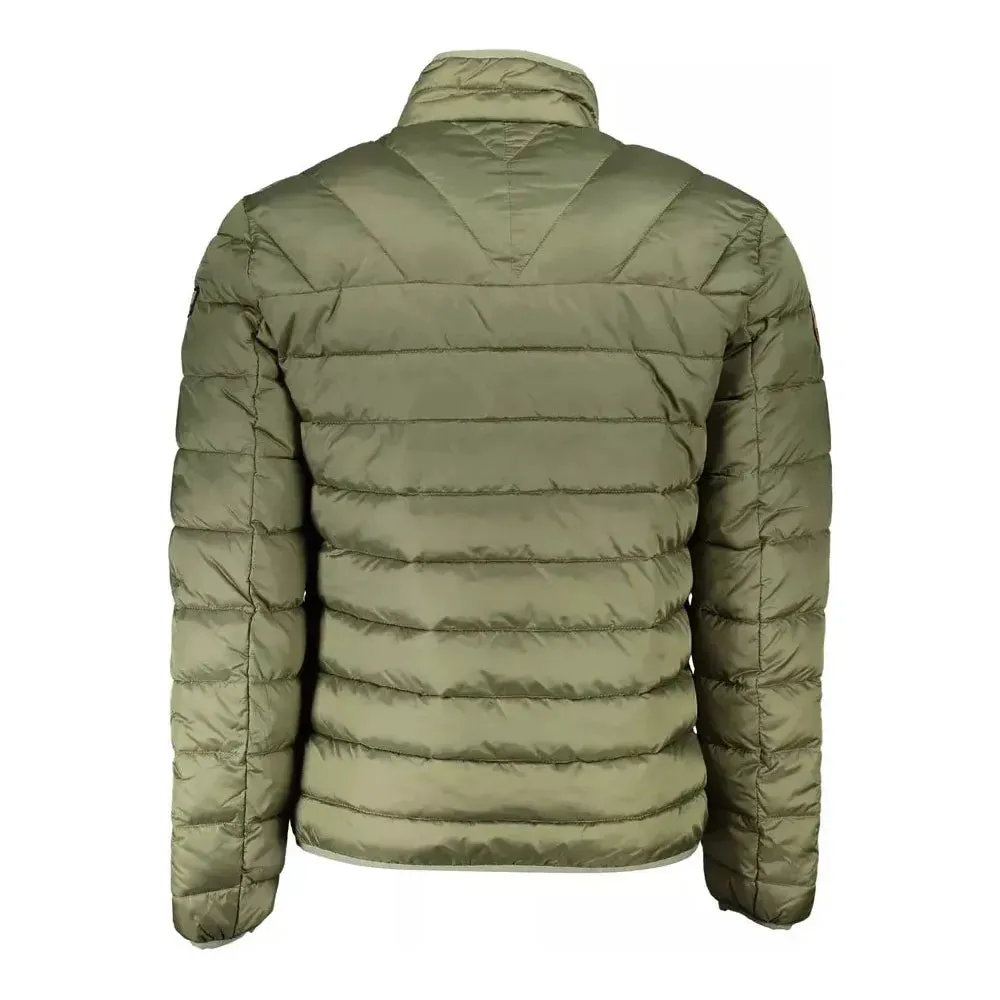 Napapijri Green Polyamide Men Jacket