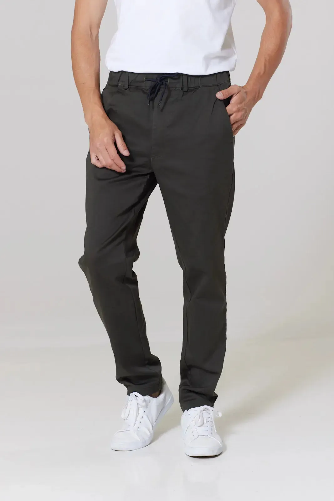 Newington Zip joggers - Olive