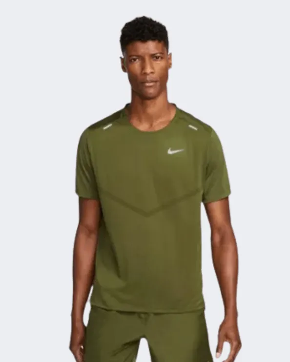 Nike Dri-Fit Rise 365 Men Running T-Shirt Dark Green Cz9184-326