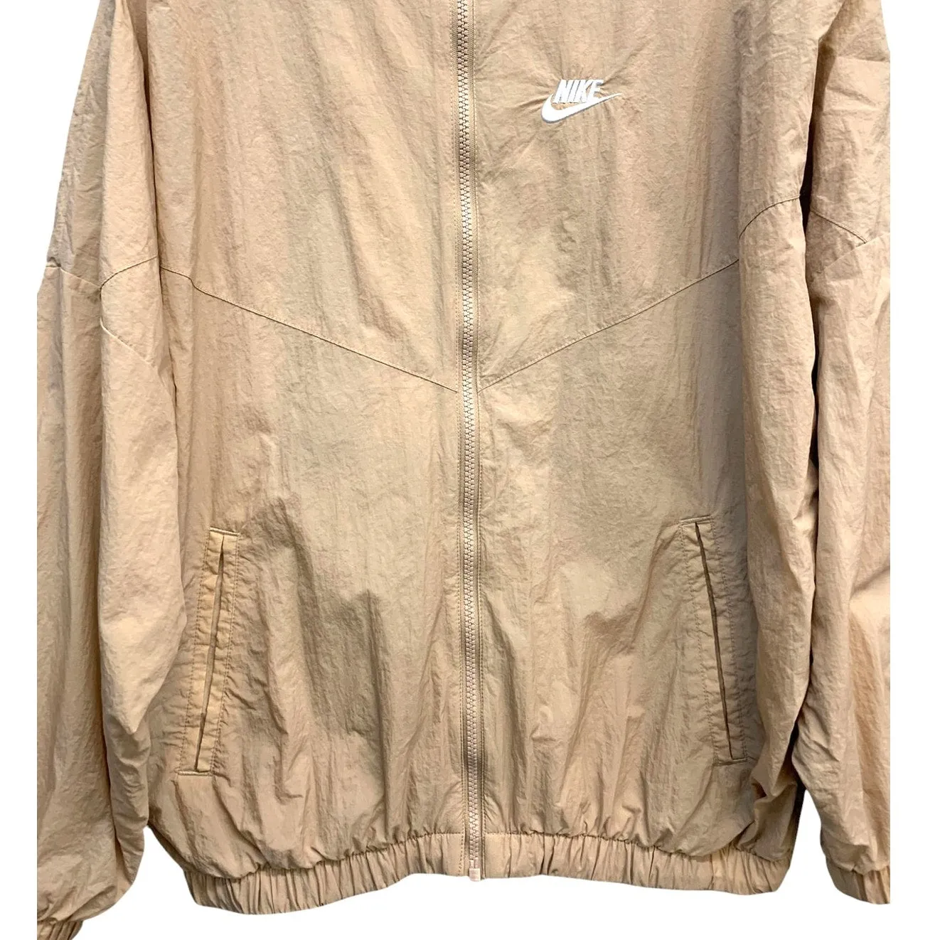 Nike Sportswear Windrunner Jacket SZ XS Beige