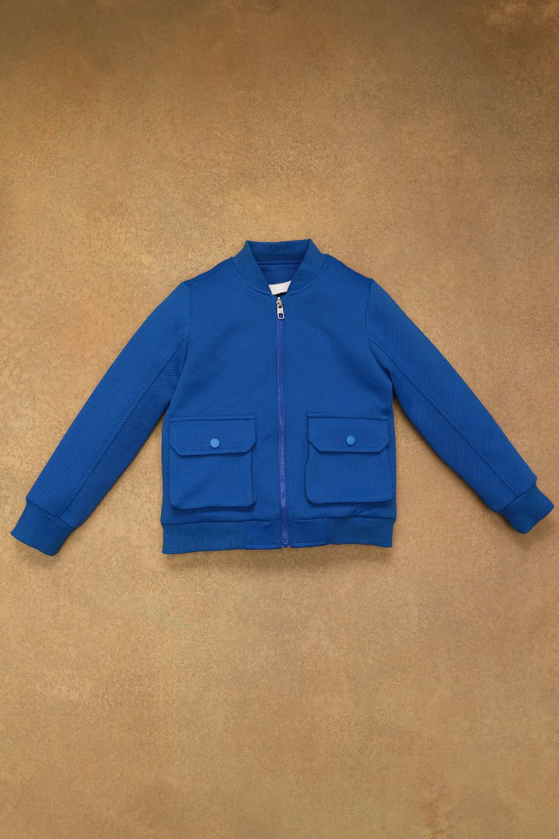 One Friday Kids Boys Blue Twill Jacket