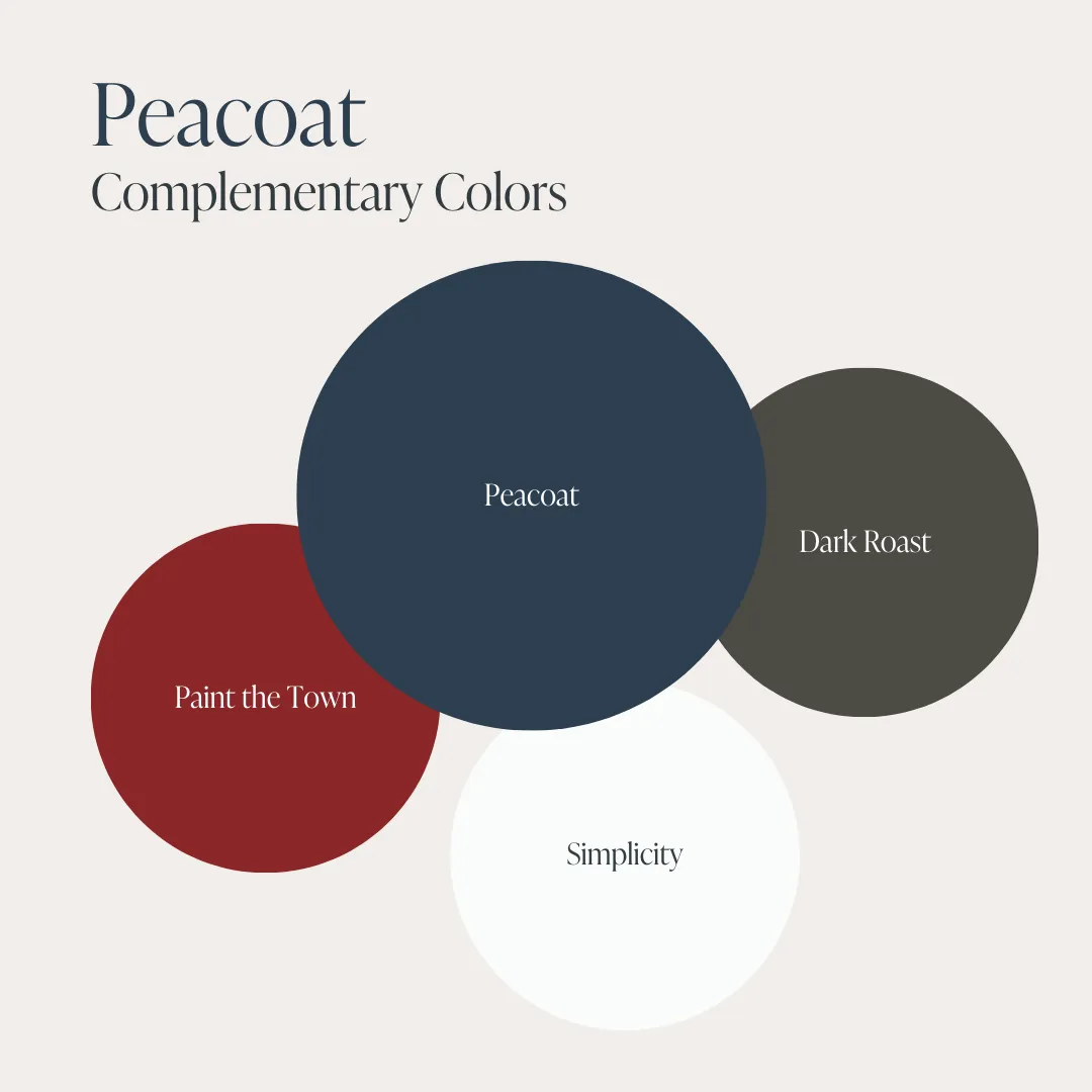 Peacoat - Chalk Style Paint for Furniture, Home Decor, DIY, Cabinets, Crafts - Eco-Friendly All-In-One Paint