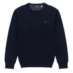 Polo Ralph Lauren Cotton Crewneck Jumper Navy Heather