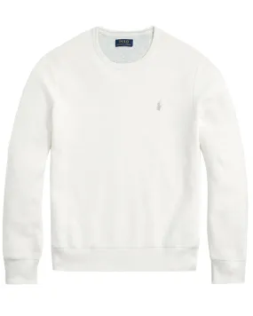 Polo Ralph Lauren Mesh-Knit Cotton Crewneck Jumper - White