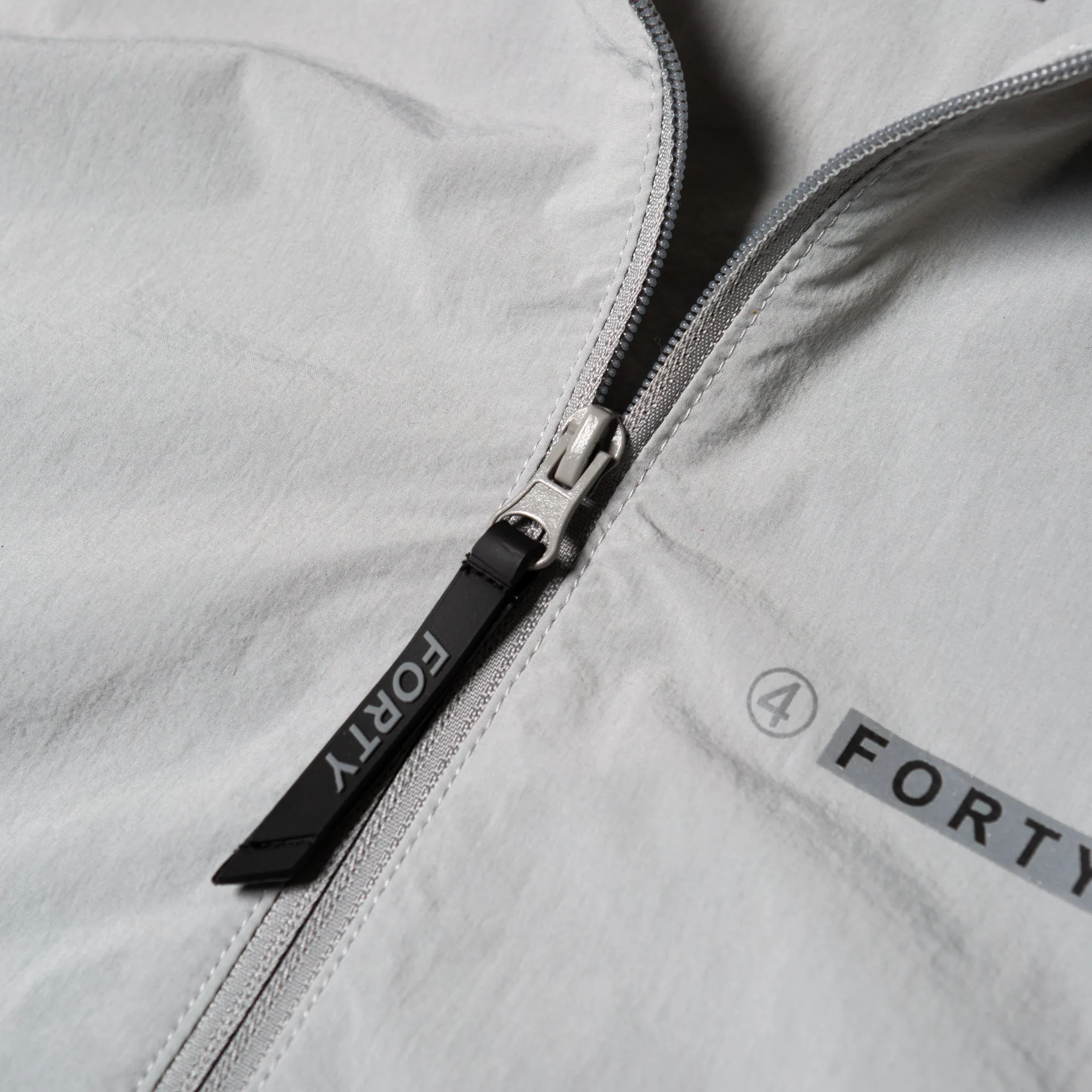 Price Hooded Windbreaker (Silver Grey/Black/White)