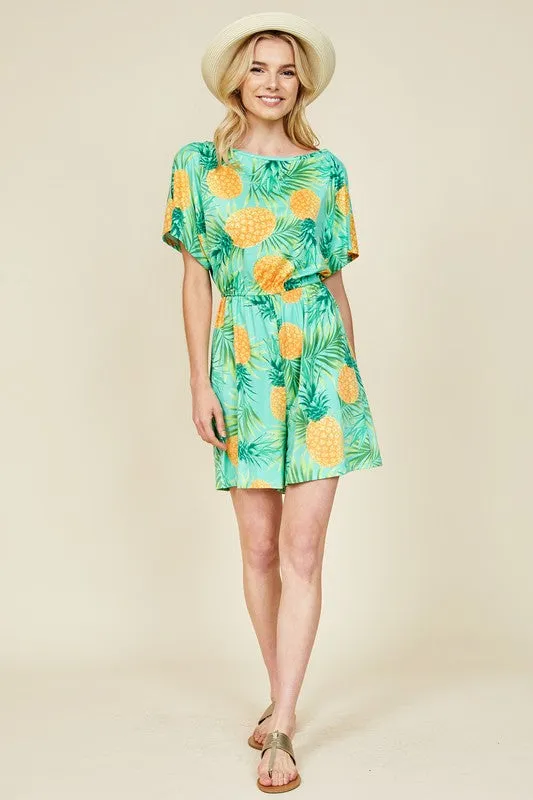 REB127 - PINEAPPLE ROMPER