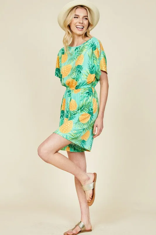 REB127 - PINEAPPLE ROMPER