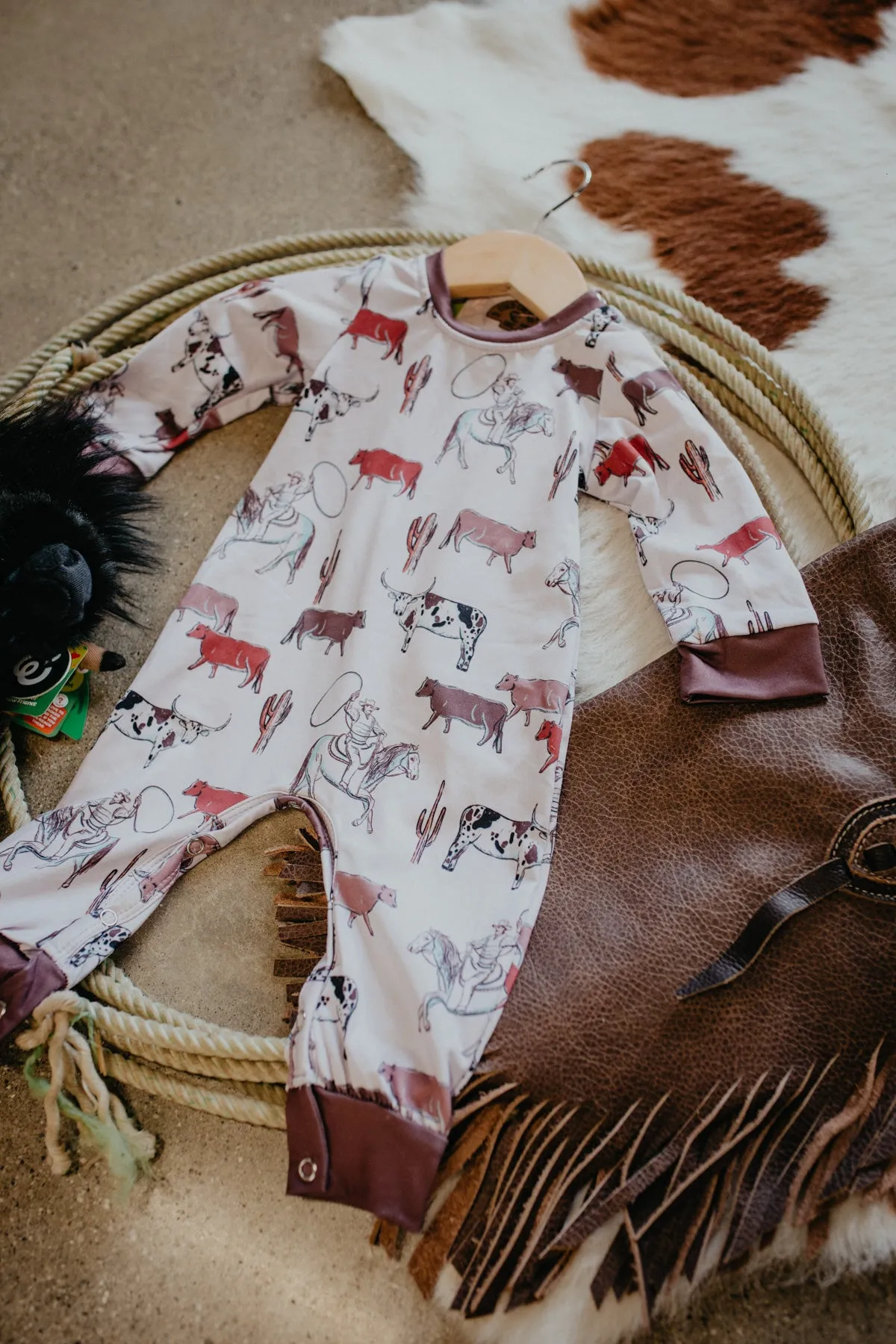 Ropin Cattle Infant Romper (0-6M to 12-24M)