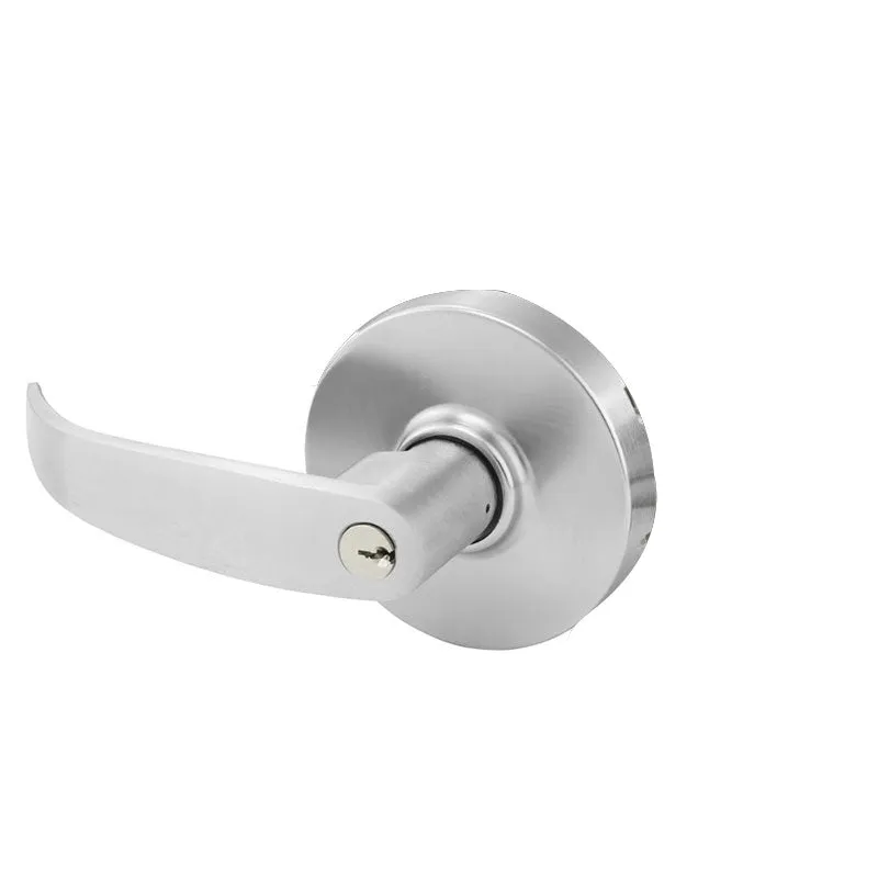 Sargent 28-C-LP Classroom Lever Exit Device Trim, L-Rose, P-Lever, LA Keyway, Keyed Random