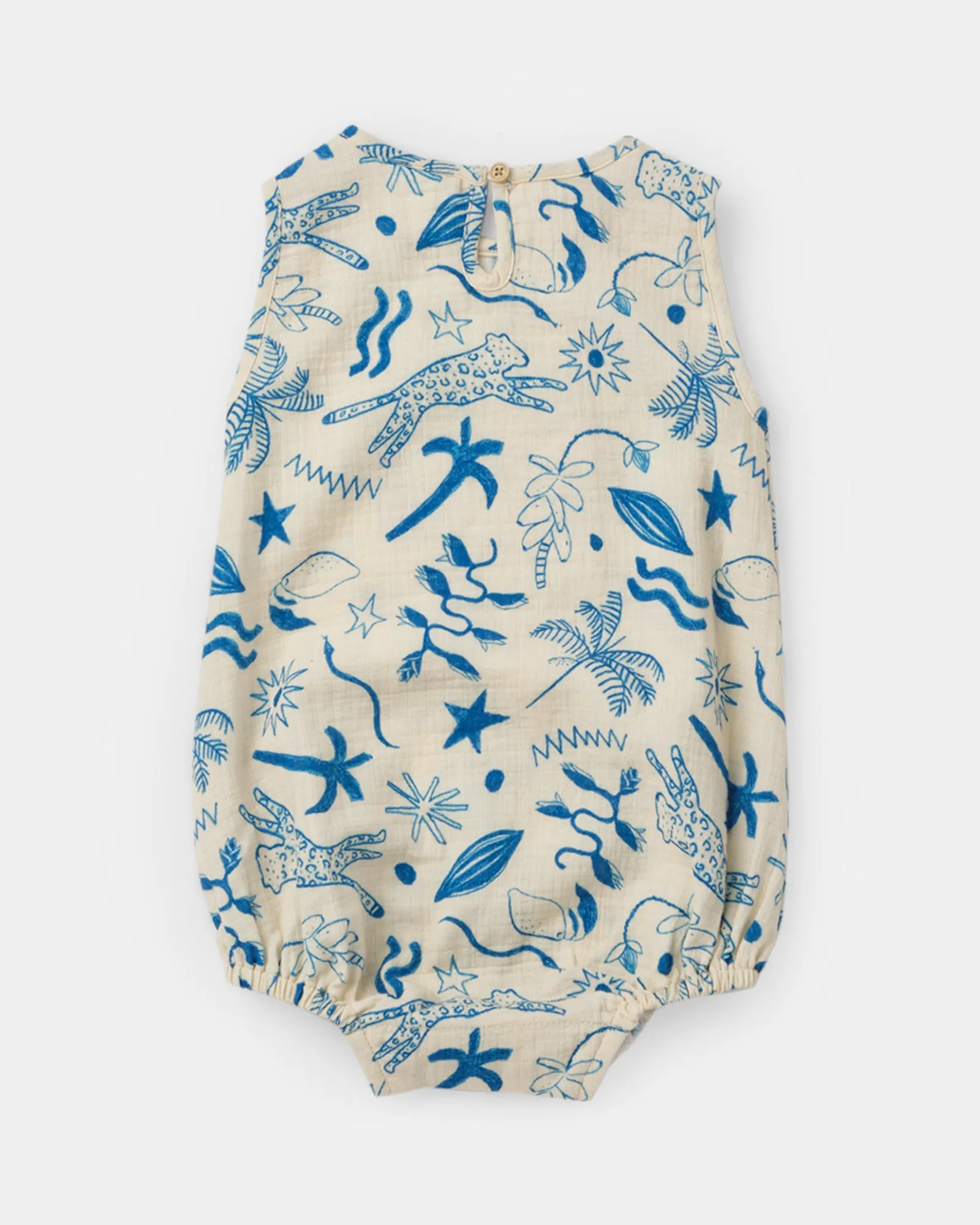 Seb Romper - Tropical Safari